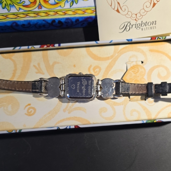 Brighton Silver and Black Women's Watch - Picture 3 of 4